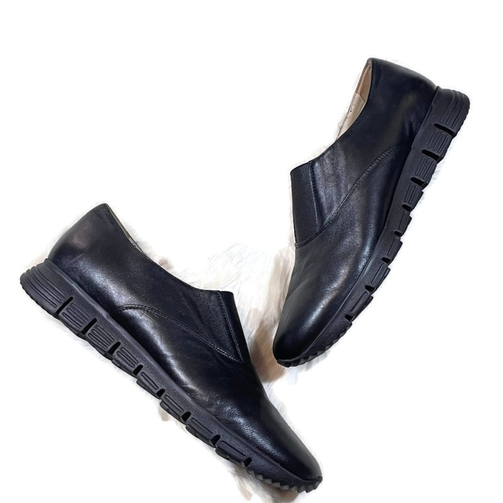 Amalfi Black Leather Loafers